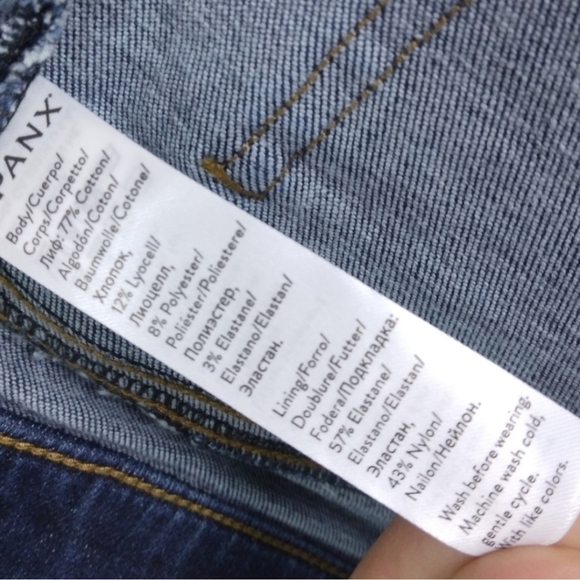 NWT SPANX Pull-On Skinny Jeans. Tummy Control Technologie $128 - Picture 12 of 12